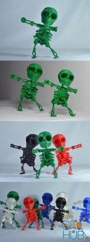 Dancing Skeleton – 3D Print