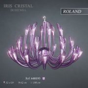 Crystal chandelier Iris Cristal Roland 100 by Luxus Bohemia