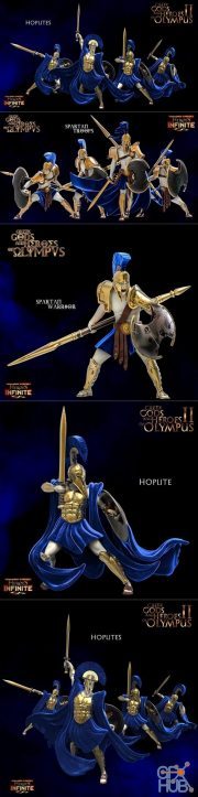 Heroes Infinite Hoplites & Spartans – 3D Print