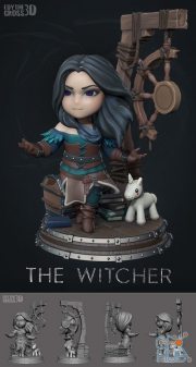 Witcher - Yennefer – 3D Print