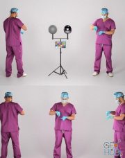 Male surgical doctor working 222