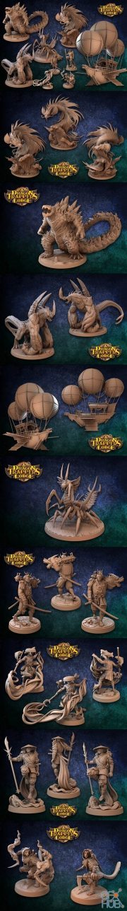 Dragon Trappers Lodge - Kaiju Invasion – 3D Print