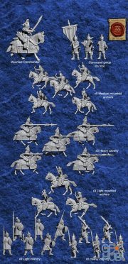 Peculiar Companions Mongol Dark Elves – 3D Print