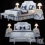 AVALON classic bed (max 2011 Vray)