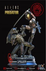 Alien vs Predator Machiko– 3D Print