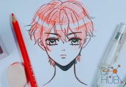 Skillshare – How To Draw A Manga / Anime Styled Portrait: Male Edition