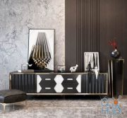 Stand with Decor 01