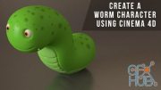 Create a worm character using Cinema 4D and UVLayout