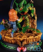 Cell vs A17 Diorama Statue – 3D Print