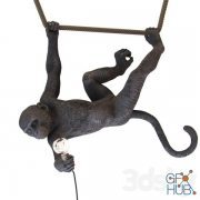 Monkey lamp swing by Marcantonio Raimondi Malerba