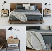 Crate and Barrel Atwood Bedroom Set