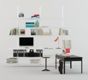 Shelf system and table