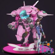 D.Va and Meka – 3D Print