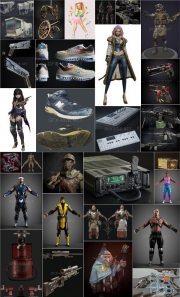 PBR Game 3D-Models Bundle July 2021