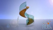 Skillshare – Parametric spiral staircase with Grasshopper for Rhino 3D