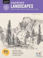 Drawing – Landscapes with William F. Powell – Learn to draw outdoor scenes step by step (How to Draw & Paint) (True EPUB)