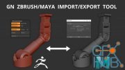 ArtStation – GN ZBrush/Maya Import/Export Tool