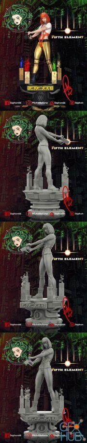 Leeloo The Fifth Element – 3D Print
