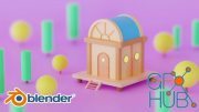 Blender 3D: Easy Home in the Woods
