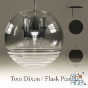 Flask Smoke pendant lamp by Tom Dixon