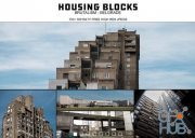 Gumroad – Photobash – Brutalism Housing Blocks