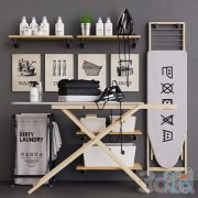 Wooden Ironing Board Set (max 2011)