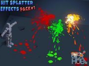 Unity Asset – Hit Splatter Effects Pack 1