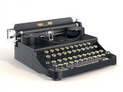 Retro typewriter