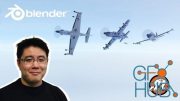 Udemy – Guide to quickly creating Blender art High poly jet plane!
