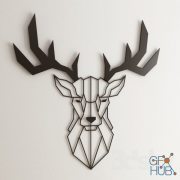 Wall decor deer