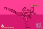 Female Fighter Mecanim Animation Pack v2.2