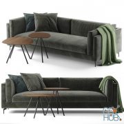 Modern sofa Danny by Calligaris