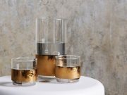 Glass set and Copper Carafe by Serax