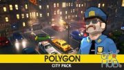 CGTrader – POLYGON – City Pack Low-poly & Complete Colored Lowpoly Standing People