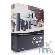 CGAxis – Kitchen Utensils 3D Models Collection – Volume 92