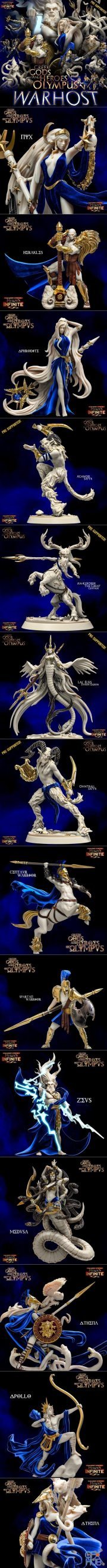 Greek Gods and Heroes of Olympus WARHOST – 3D Print