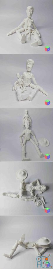 Toy Story Articulated Woody – 3D Print