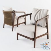 Crono armchair by Flexform