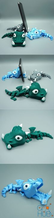 Phone Eater Baby Dragon – 3D Print