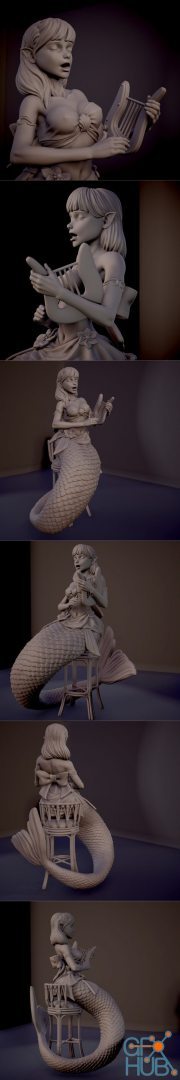Busking Siren – 3D Print