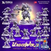 Punga Miniatures - Underworld Team for Fantasy Football February 2021 – 3D Print