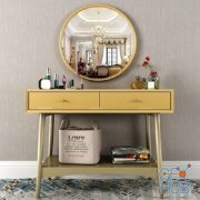 Modern Solid Wood Dressing Table (max)