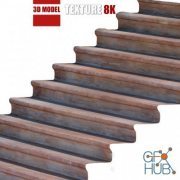 Wooden staircase 96