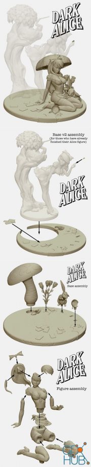 Dark Alice – 3D Print