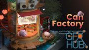 Can Factory-Full Creation Process of C4D Original Scene Design