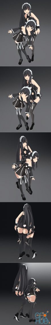 Original Anime Girls – 3D Print