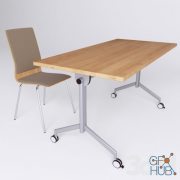 Office table and chair 1