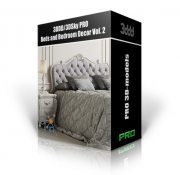 3DDD/3DSky PRO Beds and Bedroom Decor Vol. 2