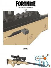 Fortnite sniperrifle – 3D Print