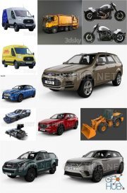 Car 3D Models Bundle February 2021